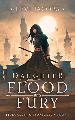 Daughter of Flood and Fury by Levi Jacobs cover for wlw fantasy book list