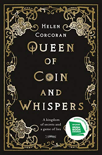 Queen of Coin and Whispers by Helen Corcoran cover for f/f YA book list