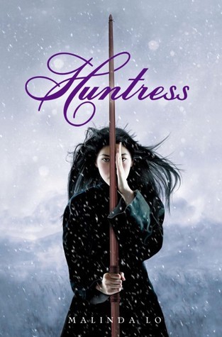 Huntress by Malinda Lo cover for Girl Squad Volta launch list of f/f YA fantasy books